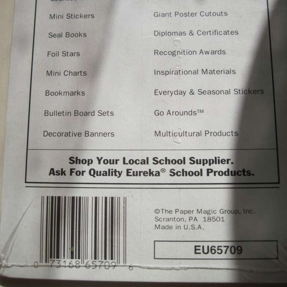 Eureka Paper Magic Group 704 Dinosaur Mini Motivational Stickers Older Product! - Picture 6 of 6